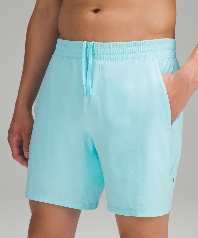 Lululemon Pace Breaker Lined Short 7" Cyan Blue Online Outlet Sale