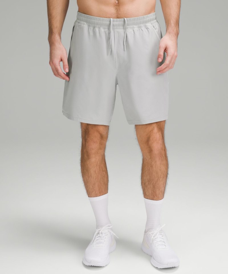 Lululemon Pace Breaker Lined Short 7" Seal Grey Online Outlet Sale