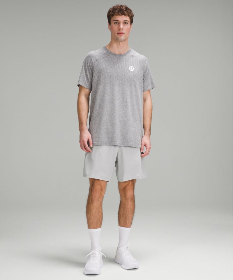 Lululemon Pace Breaker Lined Short 7" Seal Grey Online Outlet Sale