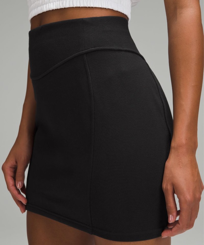 Lululemon Scuba High-Rise Mini Skirt Black Online Outlet Sale