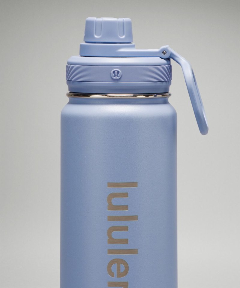 Lululemon Back To Life Sport Bottle 24oz Blue Linen Online Outlet Sale