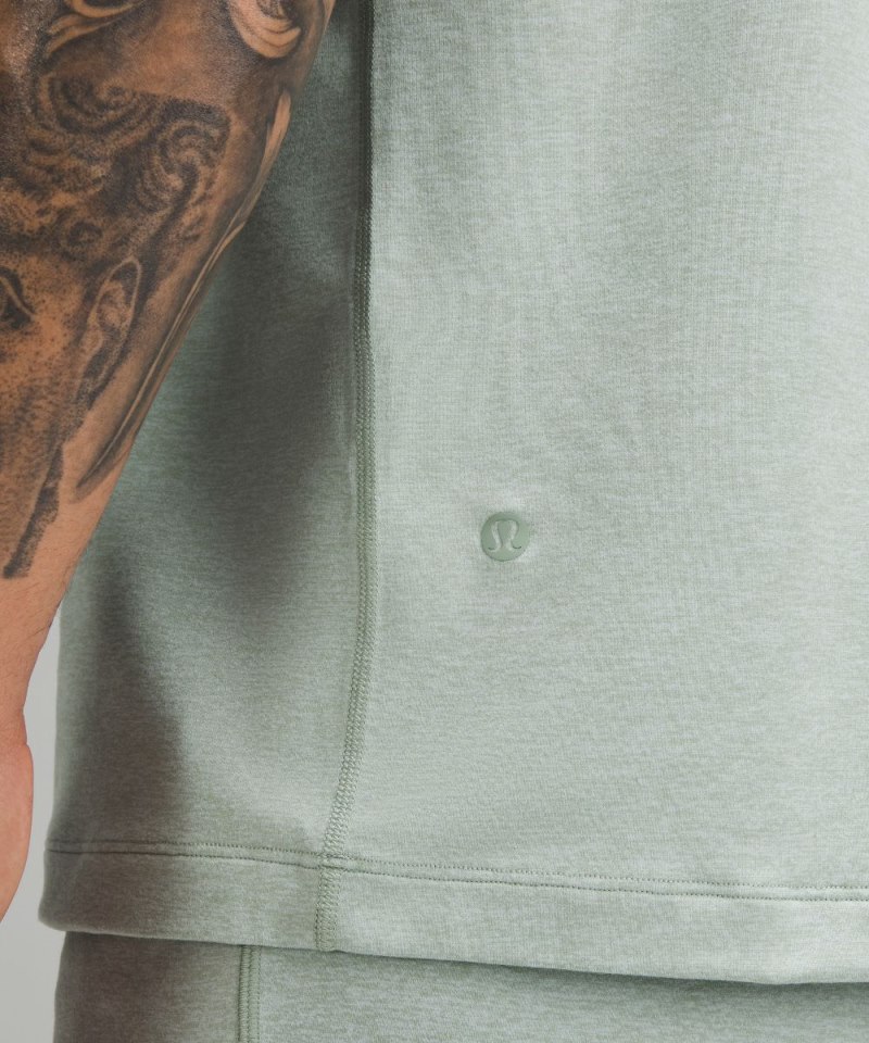 Lululemon Soft Jersey Short-Sleeve Shirt Heathered Palm Court / Heathered Frosted Jade Online Outlet Sale
