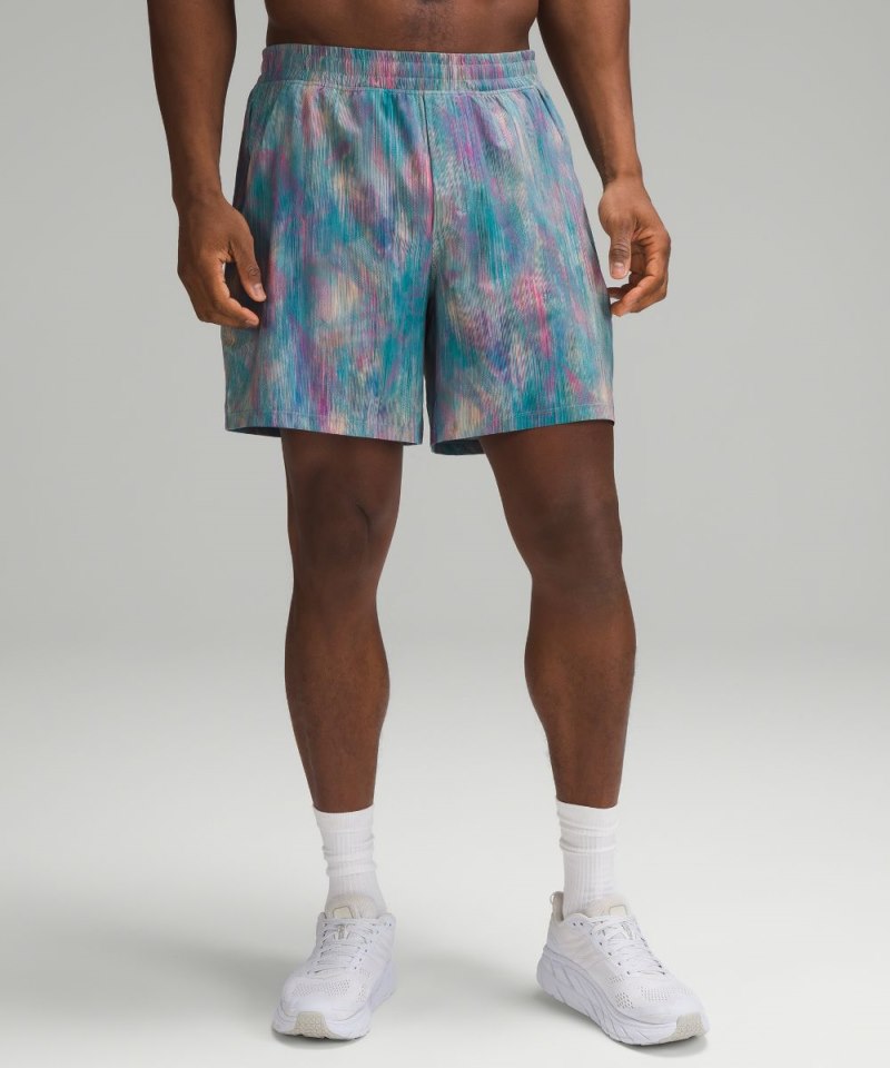 Lululemon Pace Breaker Lined Short 7" Pixel Diffuse Multi Online Outlet Sale