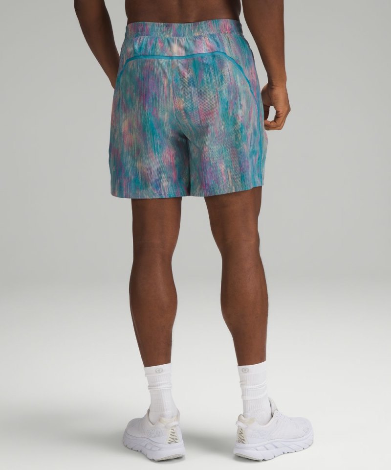 Lululemon Pace Breaker Lined Short 7" Pixel Diffuse Multi Online Outlet Sale