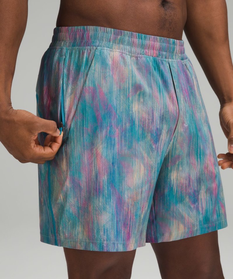 Lululemon Pace Breaker Lined Short 7" Pixel Diffuse Multi Online Outlet Sale