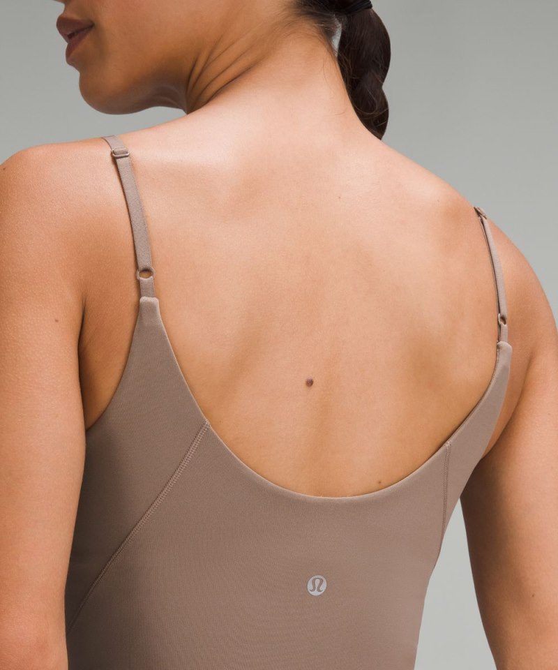 Lululemon lululemon Align™ Cropped Cami Tank Top *C / D Cup Taupetastic Online Outlet Sale
