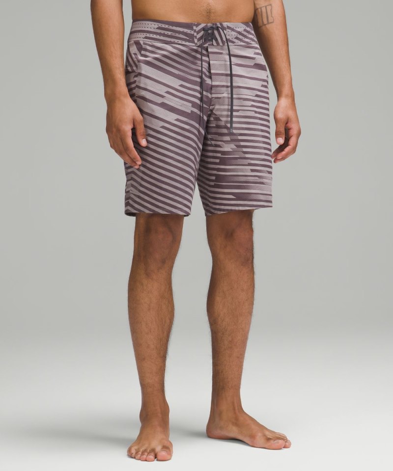 Lululemon Current State Board Short 9" Exurbia Print Mauve Grey Shadow Grey Online Outlet Sale