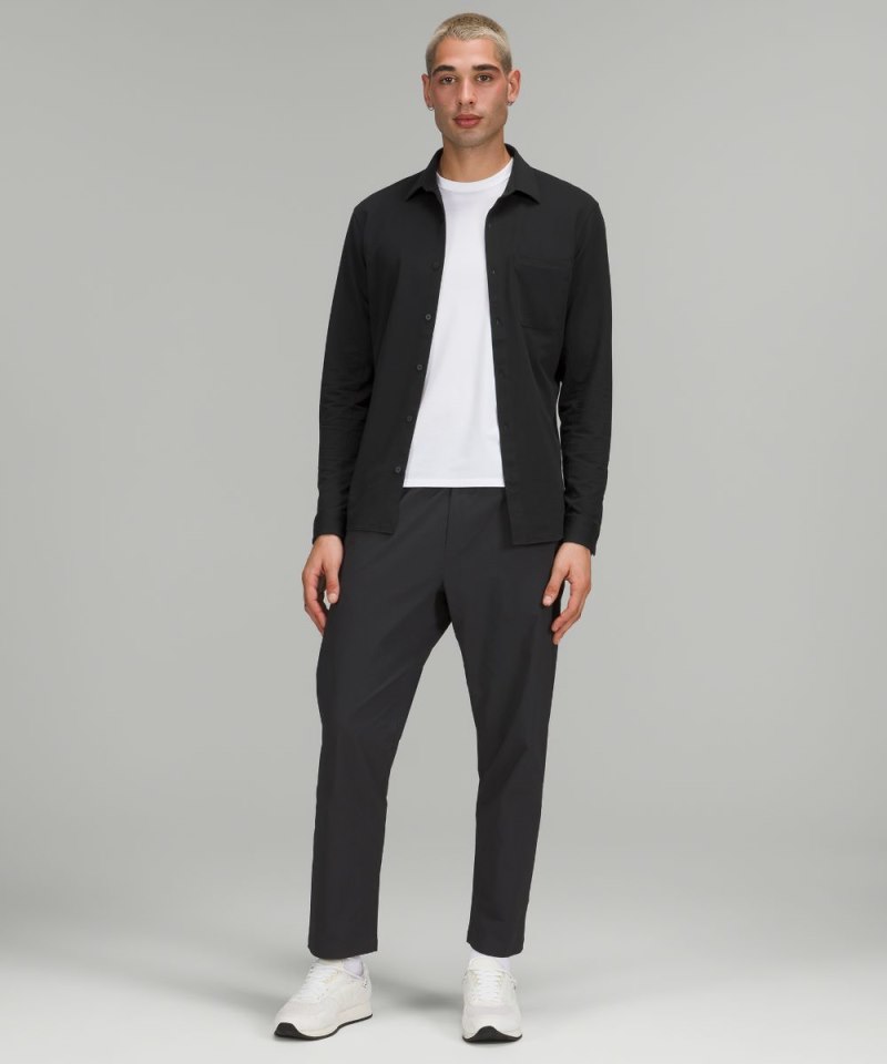 Lululemon Commission Long-Sleeve Shirt Black Online Outlet Sale