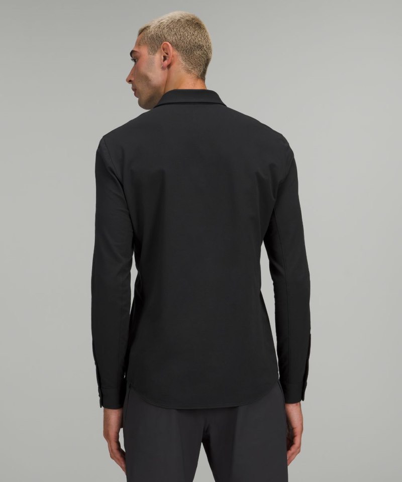 Lululemon Commission Long-Sleeve Shirt Black Online Outlet Sale