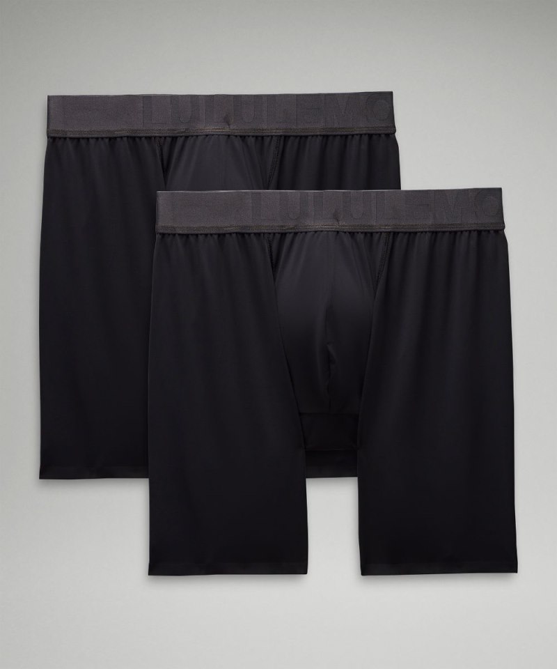 Lululemon Built to Move Boxer 5" *2 Pack Black / Black (not available) Online Outlet Sale