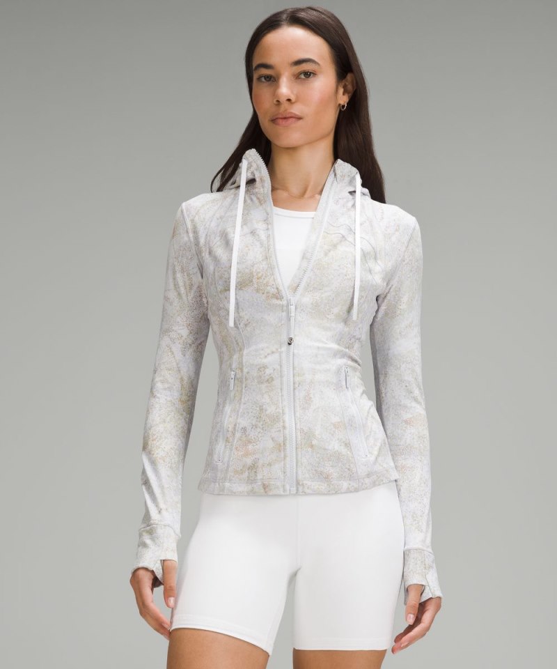 Lululemon Define Hooded Jacket *Nulu Gossamer Floral Light Multi Online Outlet Sale
