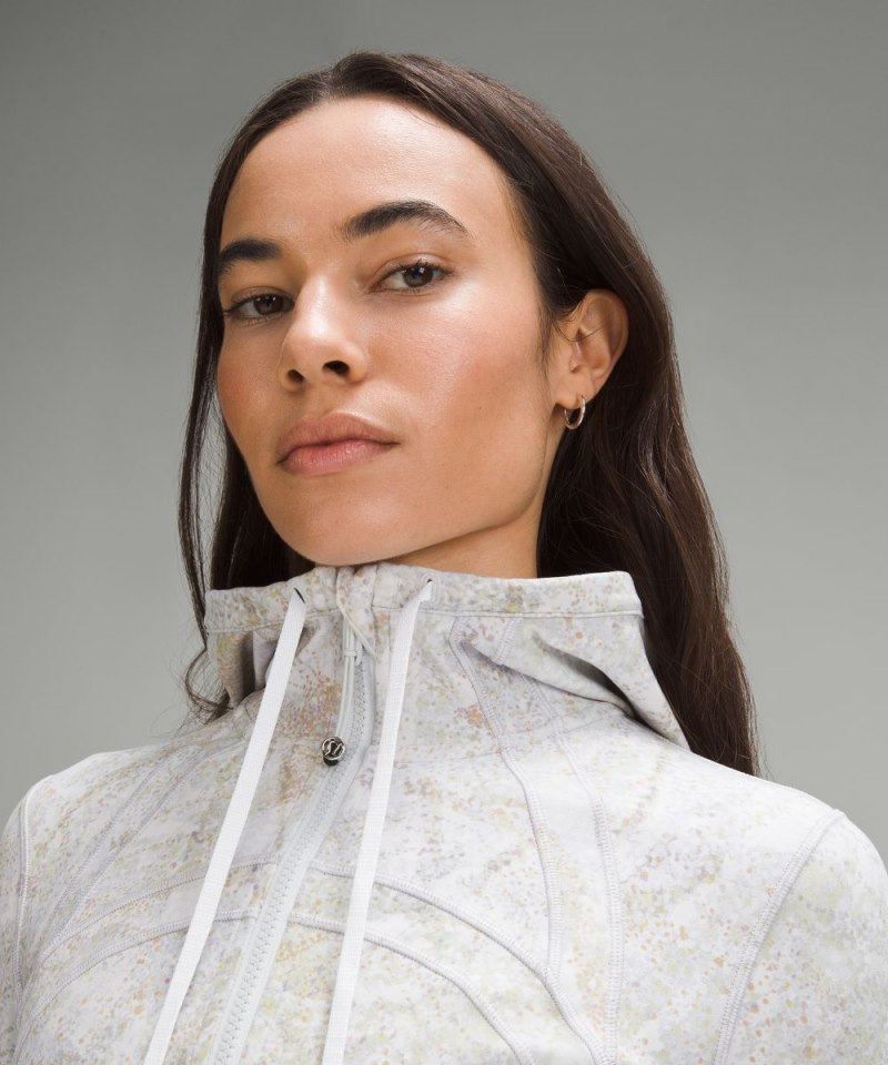 Lululemon Define Hooded Jacket *Nulu Gossamer Floral Light Multi Online Outlet Sale