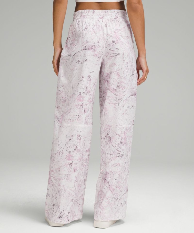 Lululemon Swift Mid-Rise Wide-Leg Pant Gossamer Floral Vita Pink Multi Online Outlet Sale