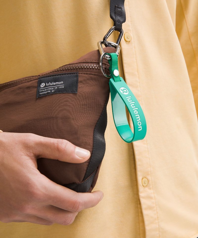 Lululemon Silicone Keychain Maldives Green / Silver Online Outlet Sale