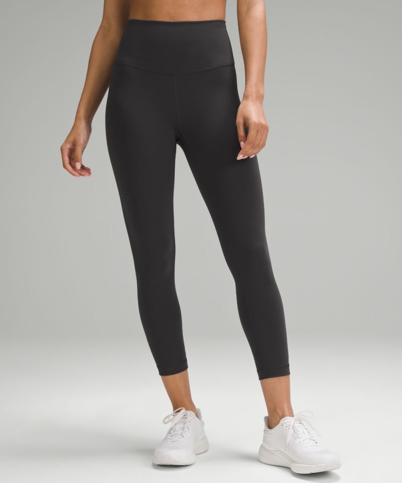 Lululemon Wunder Train High-Rise Crop 23" Graphite Grey Online Outlet Sale