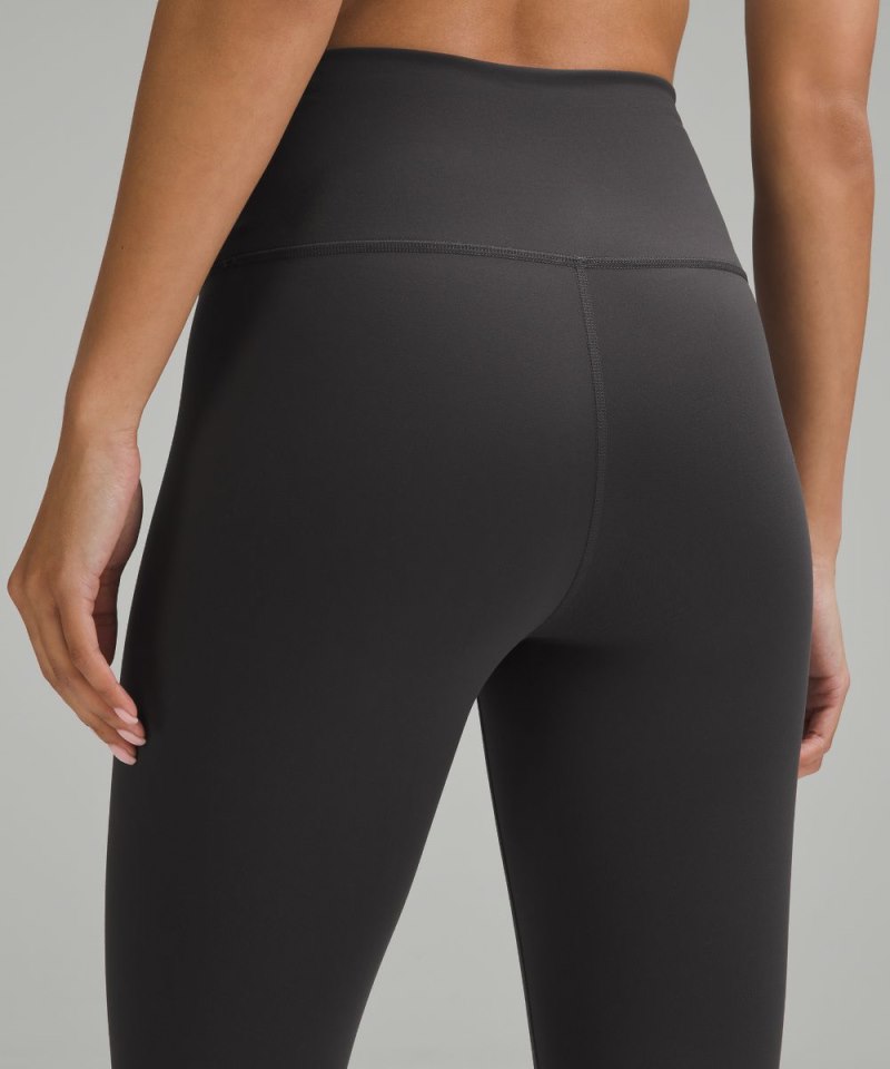 Lululemon Wunder Train High-Rise Crop 23" Graphite Grey Online Outlet Sale
