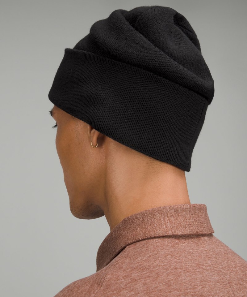Lululemon Warm Revelation Beanie Black Online Outlet Sale