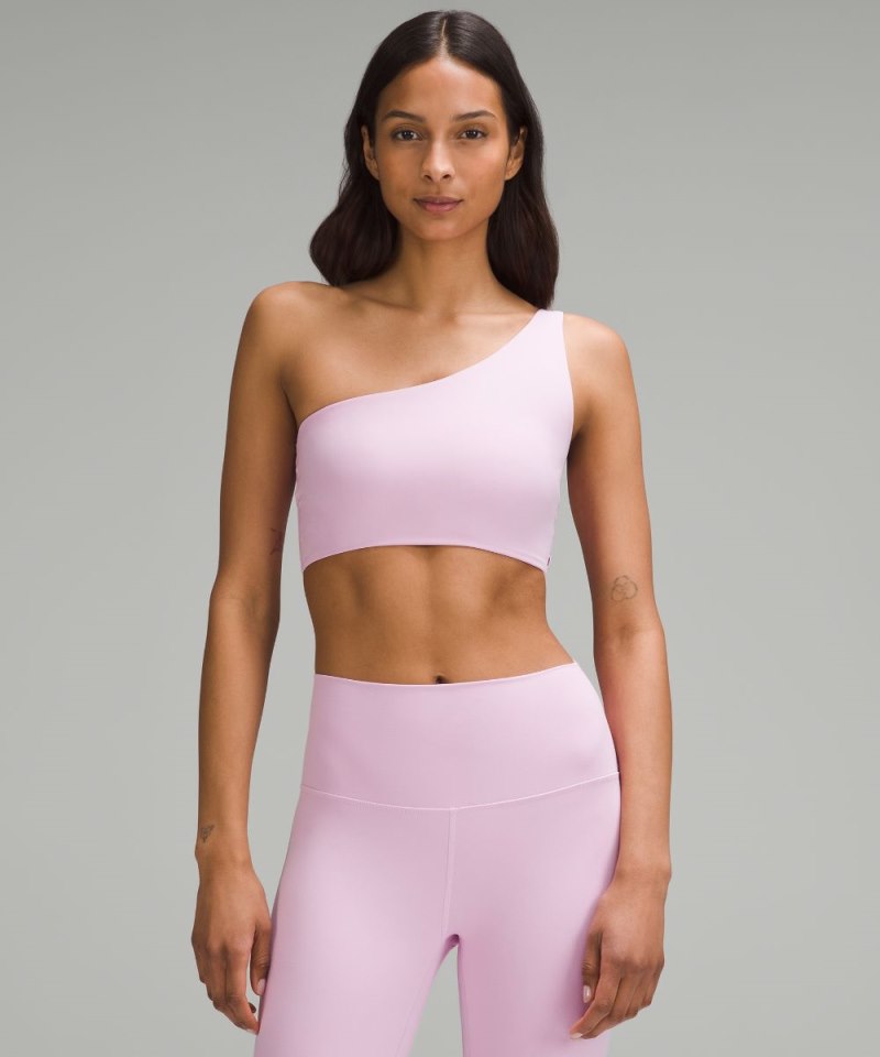 Lululemon Bend This One-Shoulder Bra *Light Support, A-C Cups Vitapink Online Outlet Sale