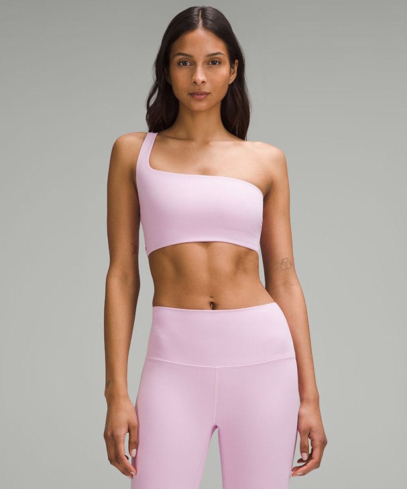 Lululemon Bend This One-Shoulder Bra *Light Support, A-C Cups Vitapink Online Outlet Sale