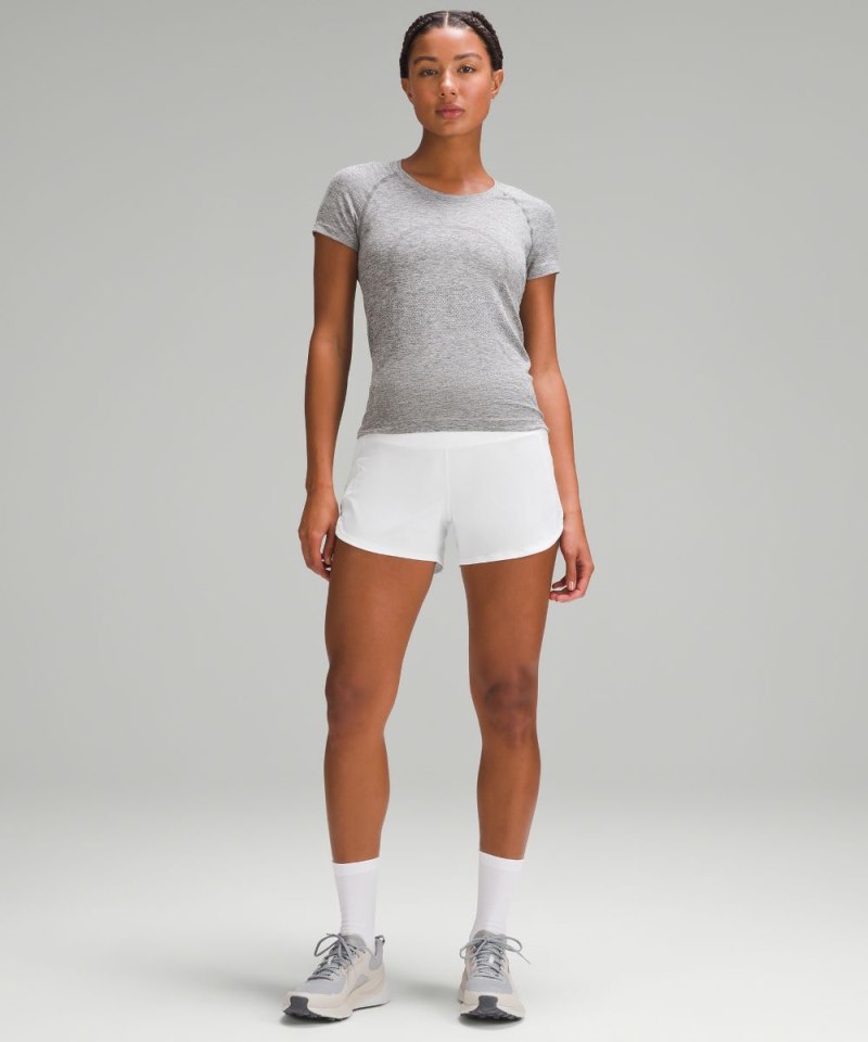 Lululemon Speed Up High-Rise Lined Short 4" White Online Outlet Sale