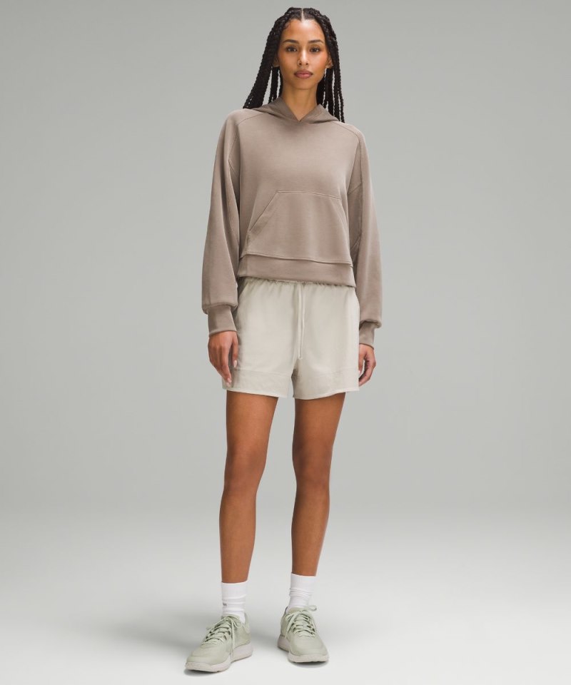 Lululemon Cinchable Waist High-Rise Woven Short 3.5" Mojave Tan Online Outlet Sale