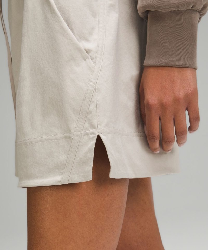 Lululemon Cinchable Waist High-Rise Woven Short 3.5" Mojave Tan Online Outlet Sale