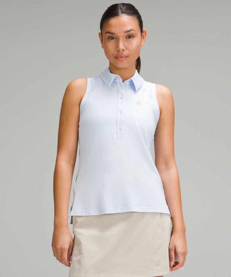 Lululemon Quick Dry Sleeveless Polo Shirt *Straight Hem Windmill Online Outlet Sale