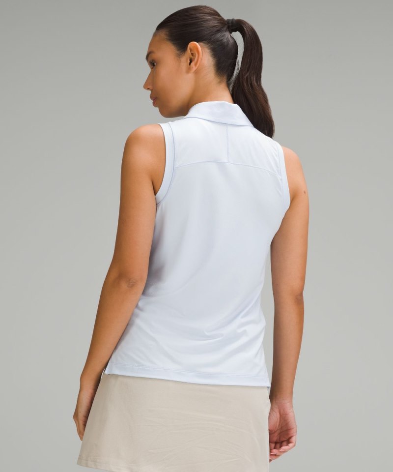 Lululemon Quick Dry Sleeveless Polo Shirt *Straight Hem Windmill Online Outlet Sale