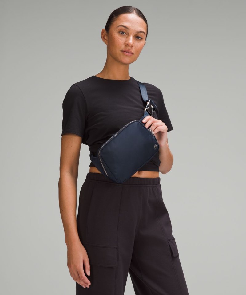 Lululemon Everywhere Belt Bag Large 2L *Metal Hardware True Navy / Silver Online Outlet Sale