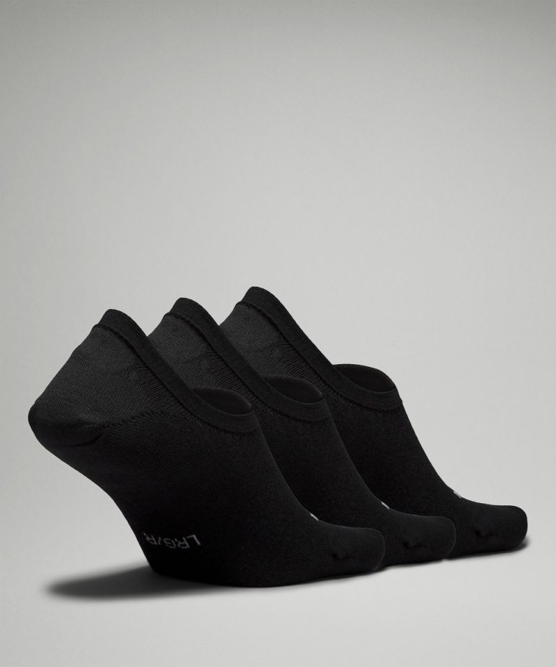 Lululemon Men's Daily Stride Comfort No-Show Socks *3 Pack Black Online Outlet Sale