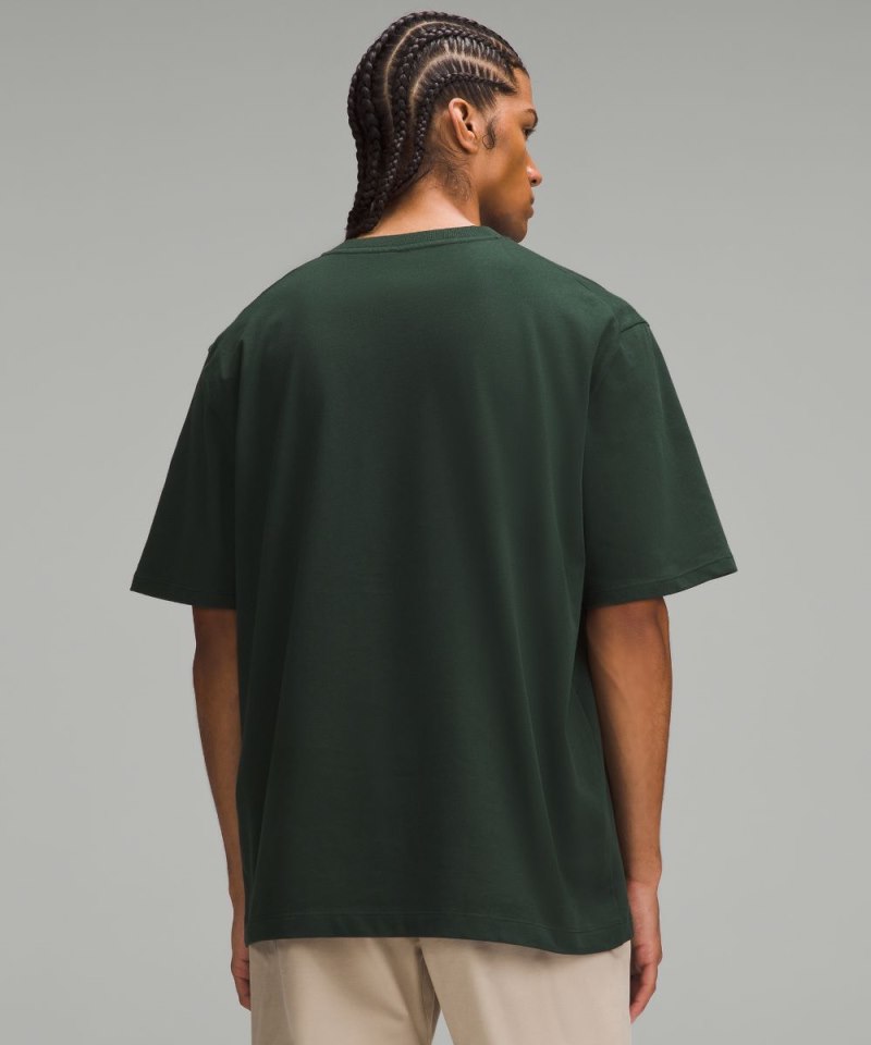 Lululemon Heavyweight Cotton Jersey T-Shirt Legacy Green Online Outlet Sale