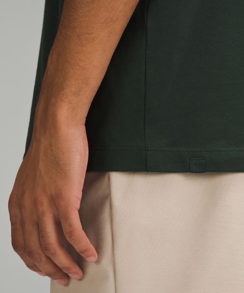 Lululemon Heavyweight Cotton Jersey T-Shirt Legacy Green Online Outlet Sale