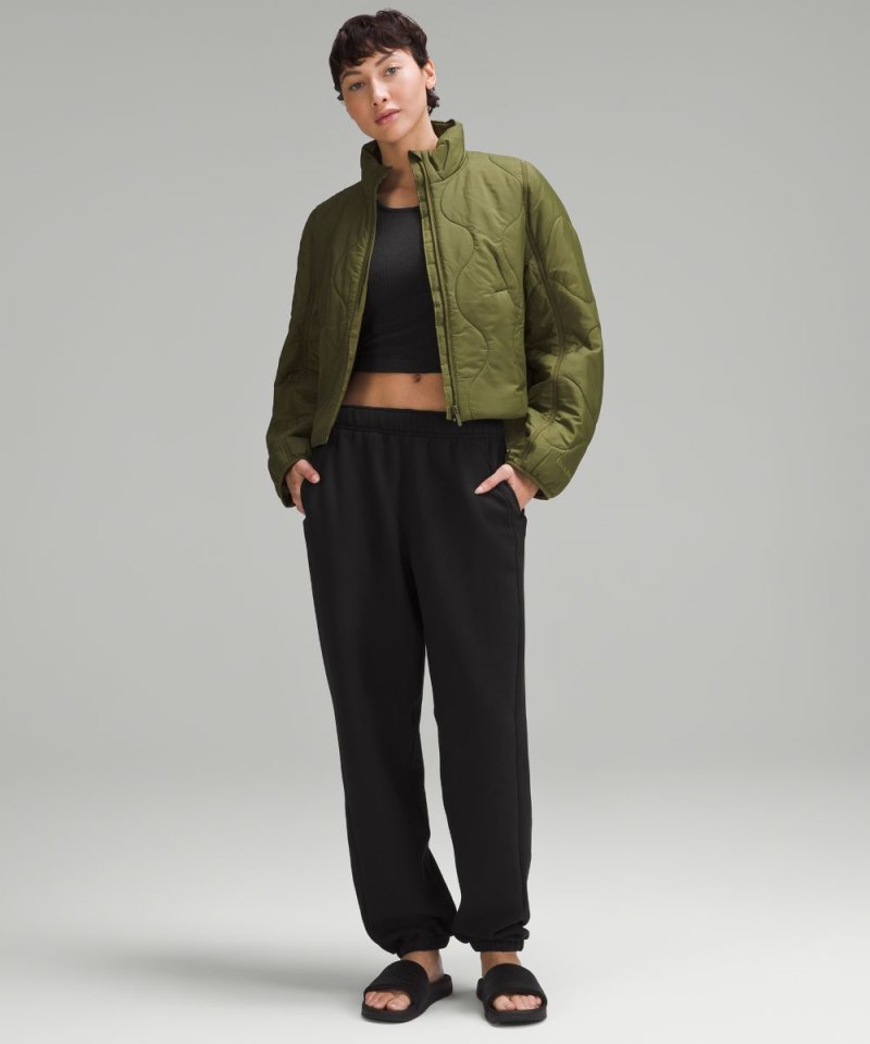 Lululemon Scuba Mid-Rise Oversized Jogger *Short Black Online Outlet Sale