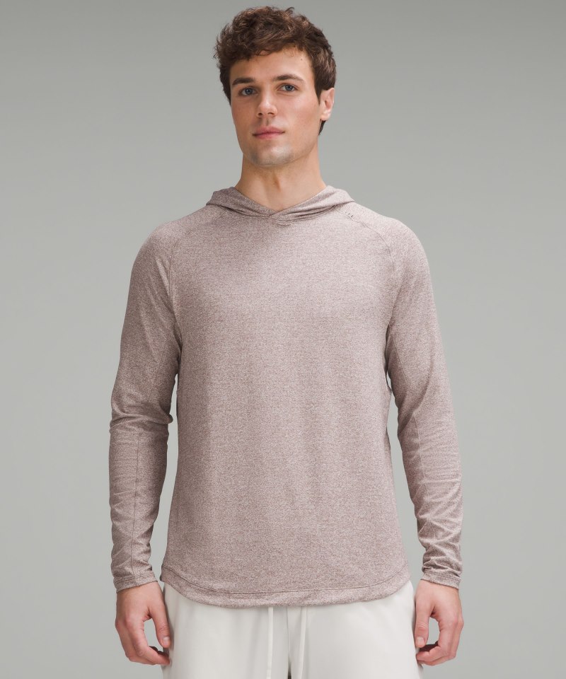 Lululemon License to Train Hoodie Heathered Taupetastic Online Outlet Sale