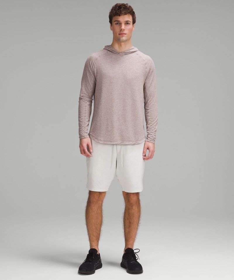 Lululemon License to Train Hoodie Heathered Taupetastic Online Outlet Sale