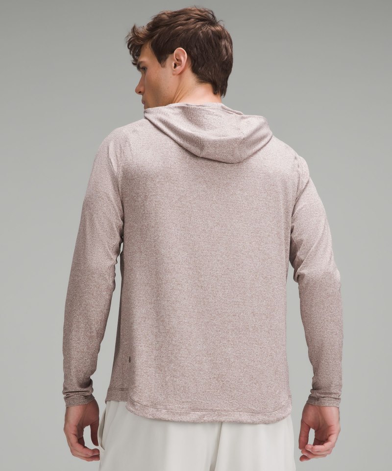 Lululemon License to Train Hoodie Heathered Taupetastic Online Outlet Sale