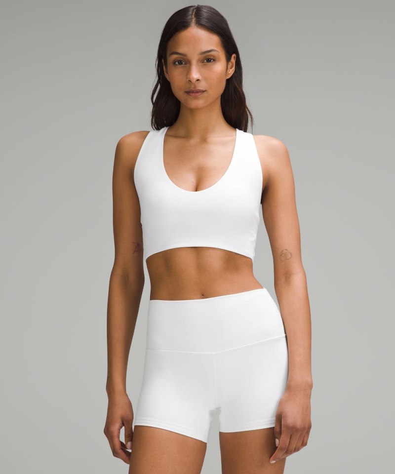 Lululemon Bend This Scoop and Cross Bra *Light Support, A-C Cups White Online Outlet Sale