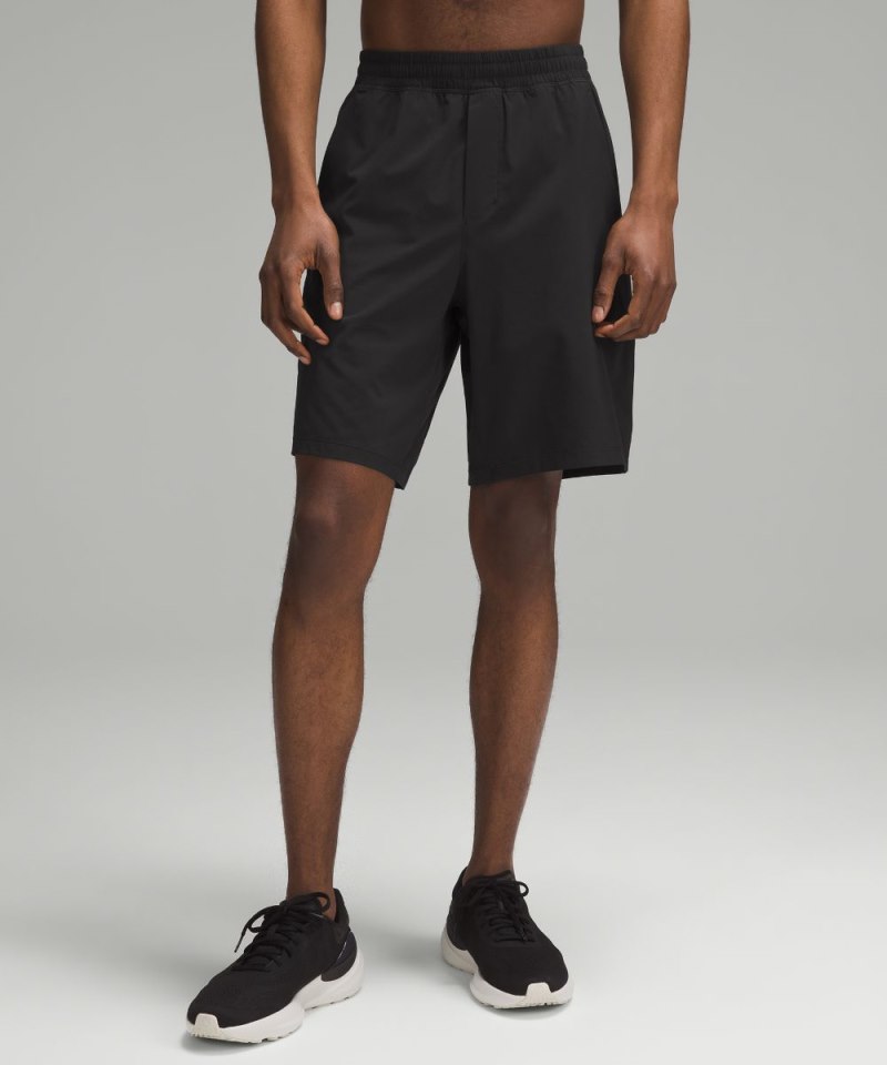 Lululemon Pace Breaker Linerless Short 9" Black Online Outlet Sale