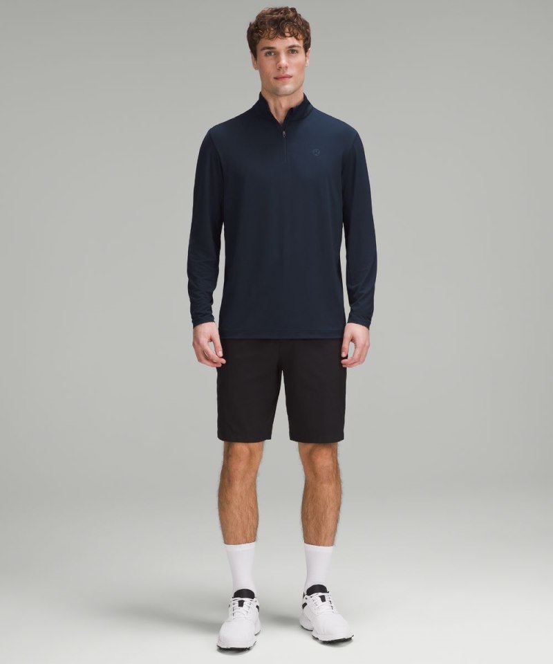 Lululemon Long-Sleeve Golf Half Zip True Navy Online Outlet Sale