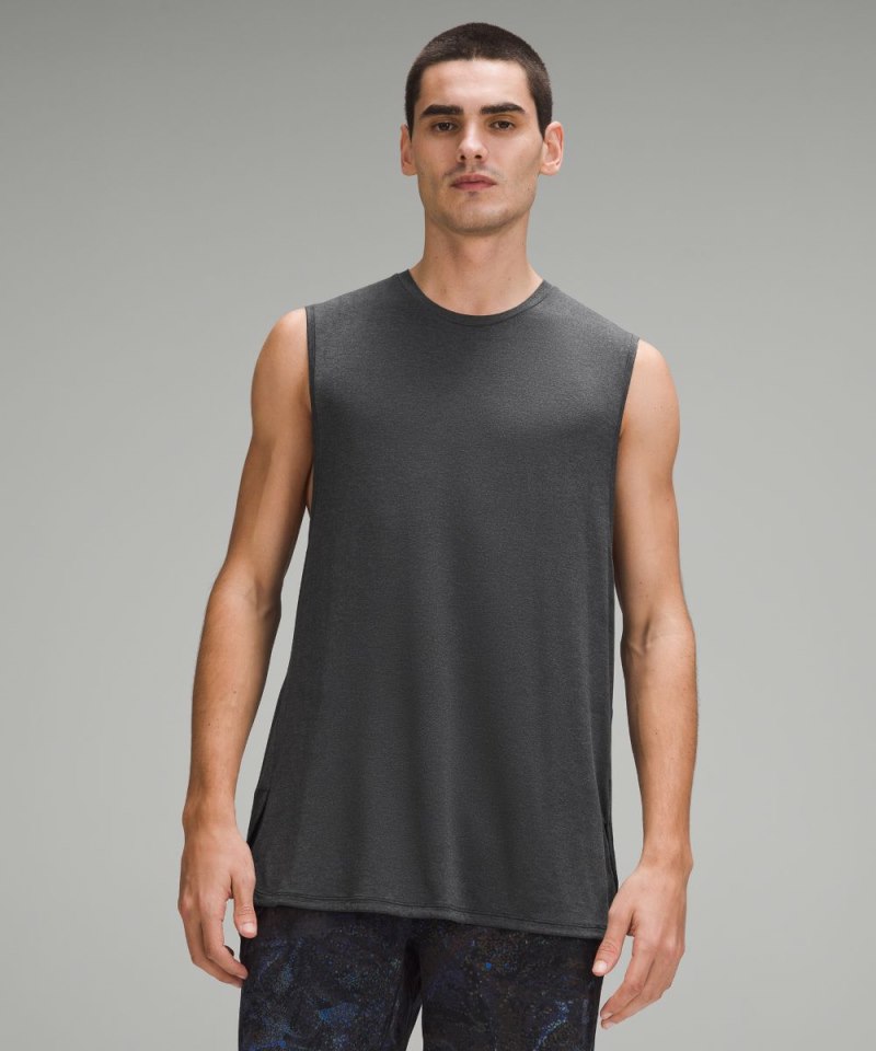 Lululemon Balancer Tank Top Heathered Black Online Outlet Sale