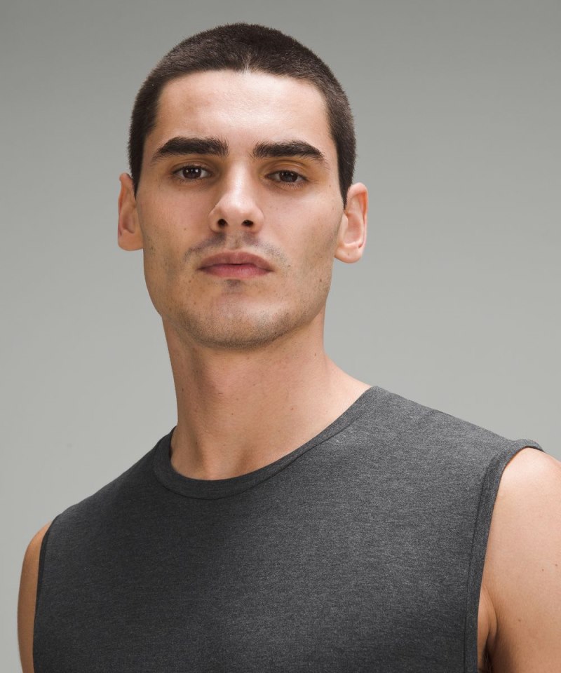 Lululemon Balancer Tank Top Heathered Black Online Outlet Sale