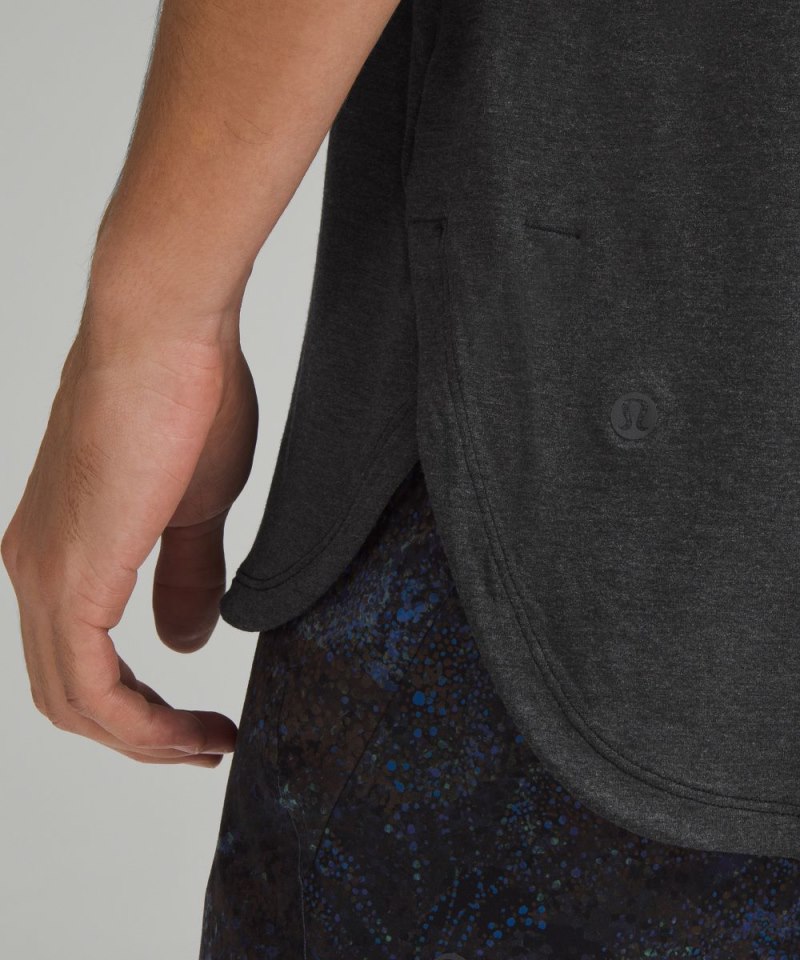 Lululemon Balancer Tank Top Heathered Black Online Outlet Sale