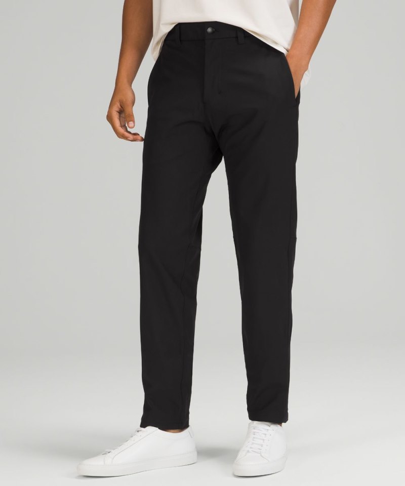 Lululemon Commission Slim-Fit Pant 34" *Warpstreme Black Online Outlet Sale