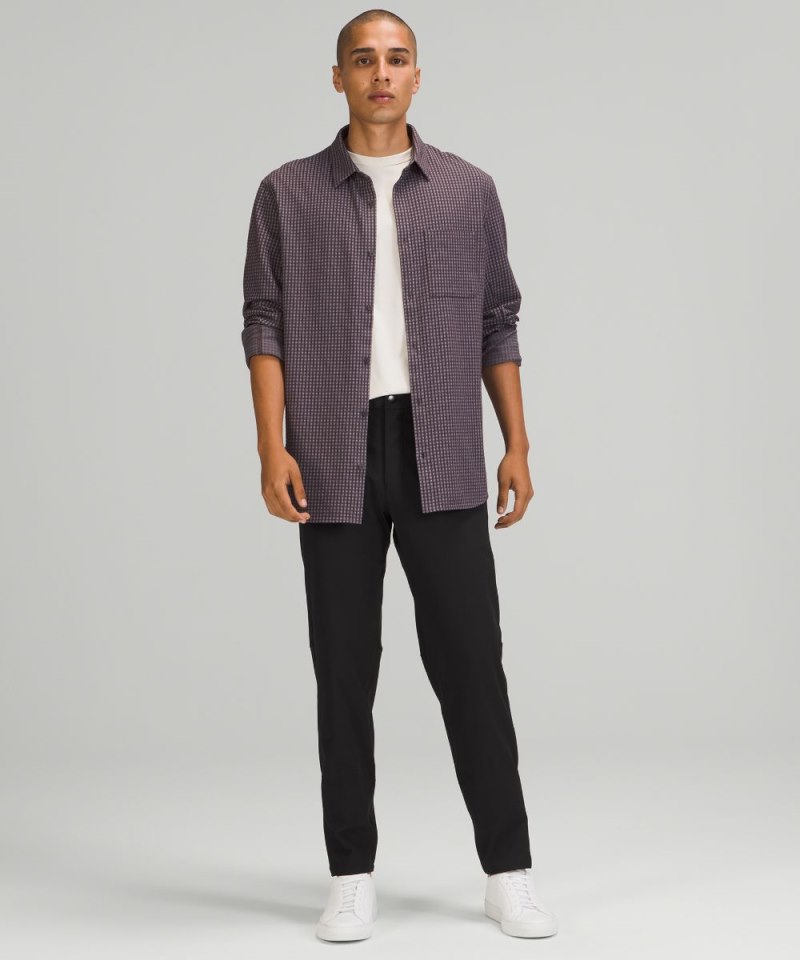 Lululemon Commission Slim-Fit Pant 34" *Warpstreme Black Online Outlet Sale