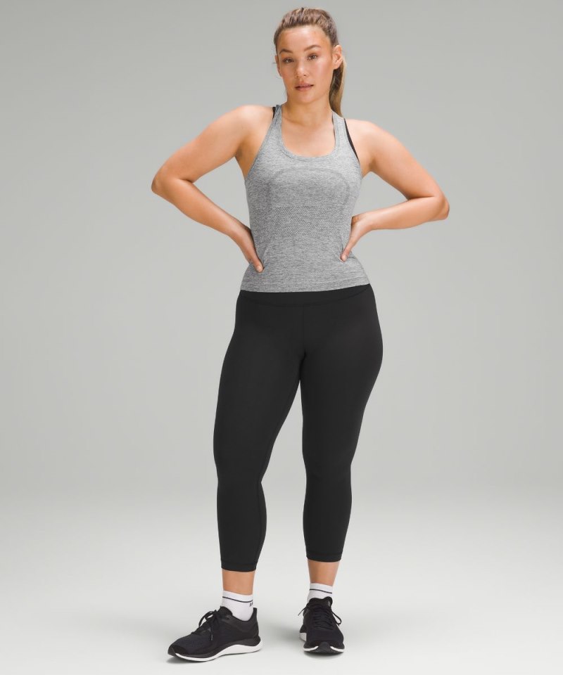 Lululemon Wunder Train Contour Fit High-Rise Crop 23" Black Online Outlet Sale