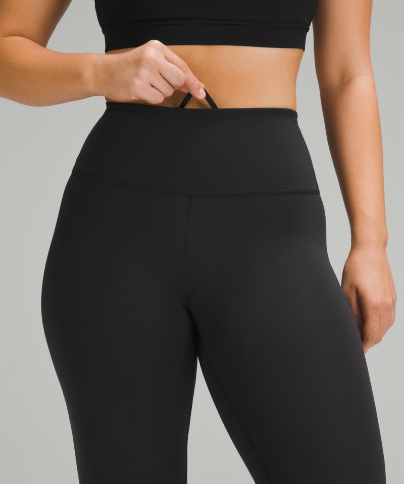 Lululemon Wunder Train Contour Fit High-Rise Crop 23" Black Online Outlet Sale