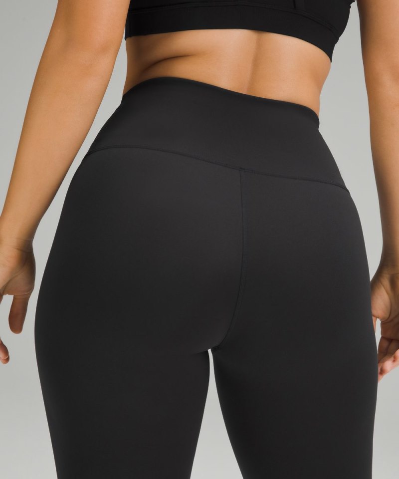 Lululemon Wunder Train Contour Fit High-Rise Crop 23" Black Online Outlet Sale