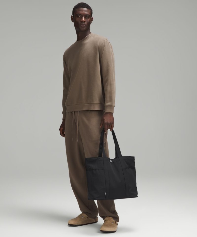 Lululemon Daily Multi-Pocket Tote Bag 20L Black Online Outlet Sale