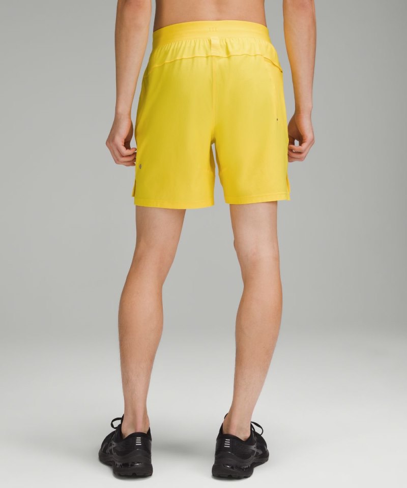 Lululemon License to Train Linerless Short 7" *Pique Utility Yellow Online Outlet Sale