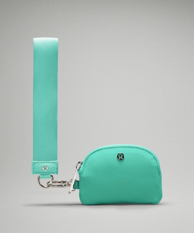 Lululemon Dual Pouch Wristlet Paradise Green / Vapor Online Outlet Sale